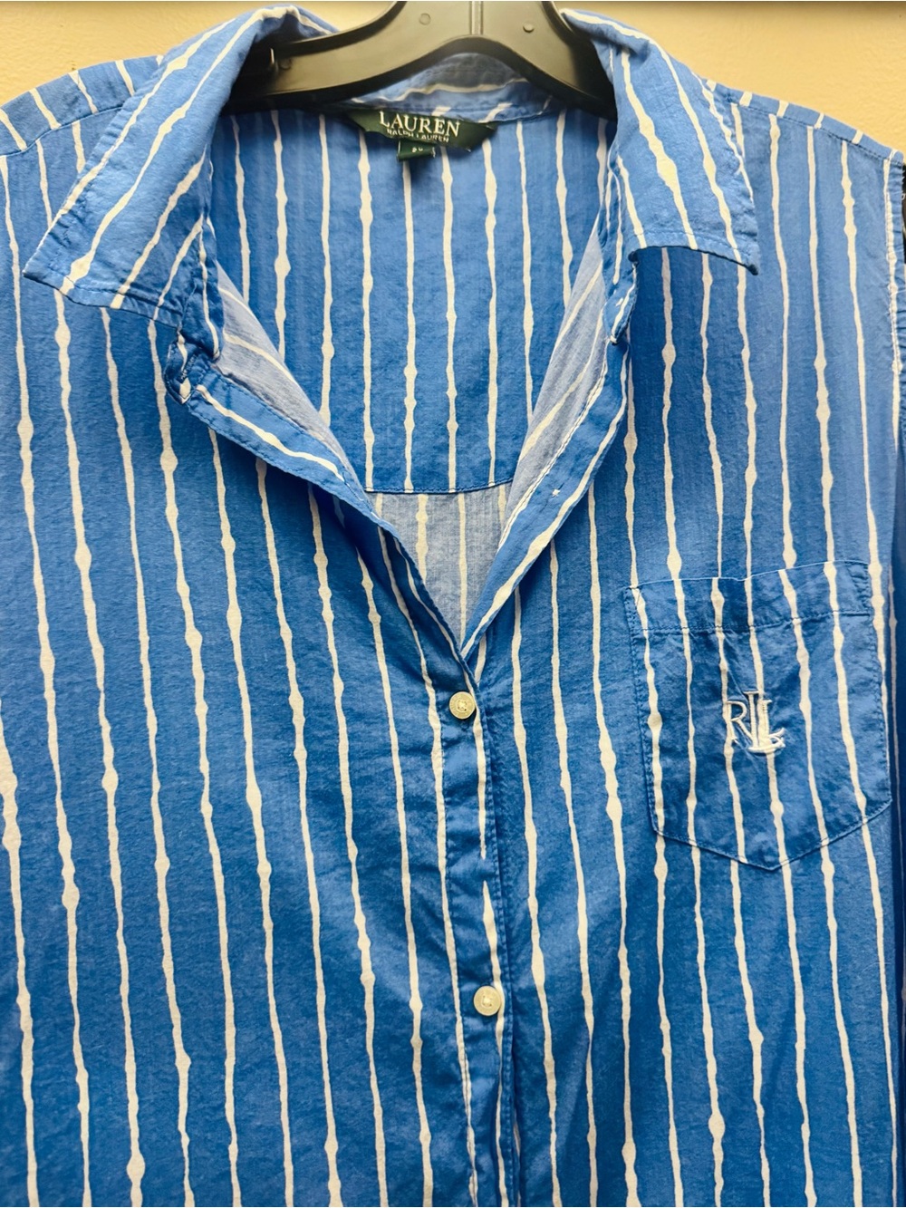 Polo by Ralph Lauren, Rare Vintage Find!! Striped Sleeveless Maxi Dress - Picture 3 of 4